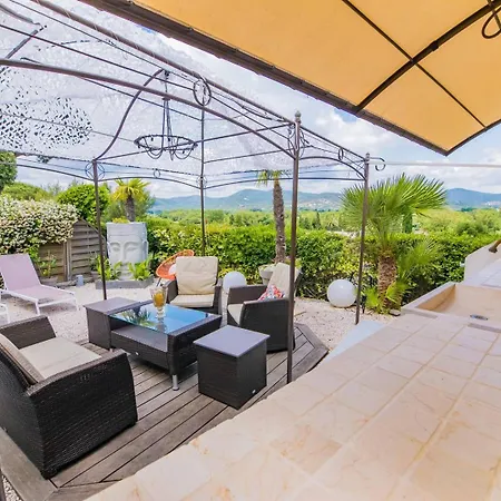 Gasbru2 - Golfe De St-tropez - Mazet Avec Belle Terrasse Dans Domaine Prive Avec Piscine Et Tennis 公寓 盖辛
